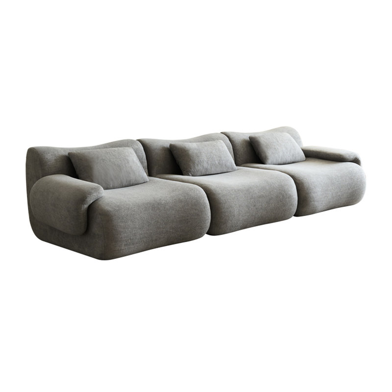Canapé modulaire Comfy 3, gris, Gris clair