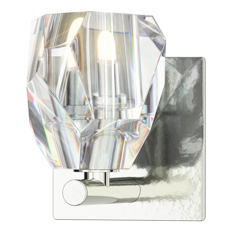 Gatsby 1 - Light Dimmable Bath Sconce, Sterling