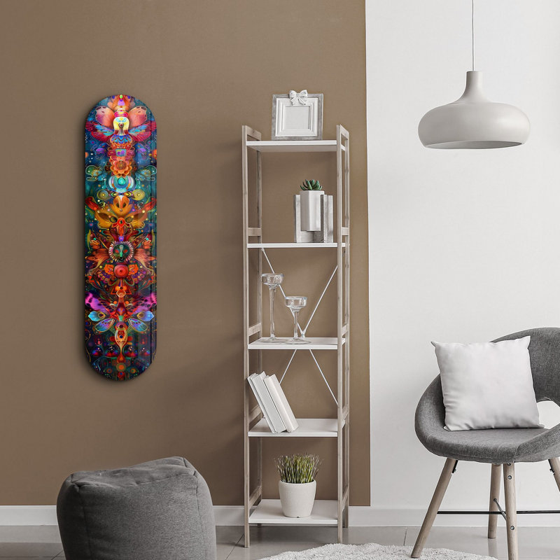 Peinture décorative en verre trempé