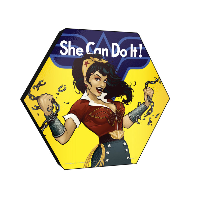 Justice Justice (Bombshells - Wonder Woman), impression sur bois
