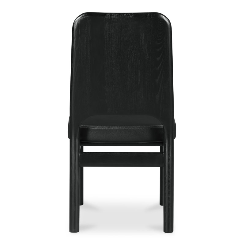 Kerr Upholstered Dining Chair, Matte Black, Black