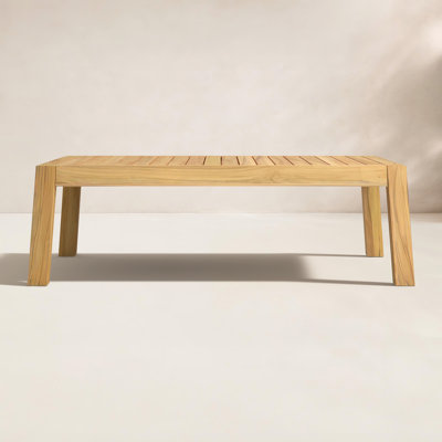 Hadria 53" Teak Outdoor Coffee Table