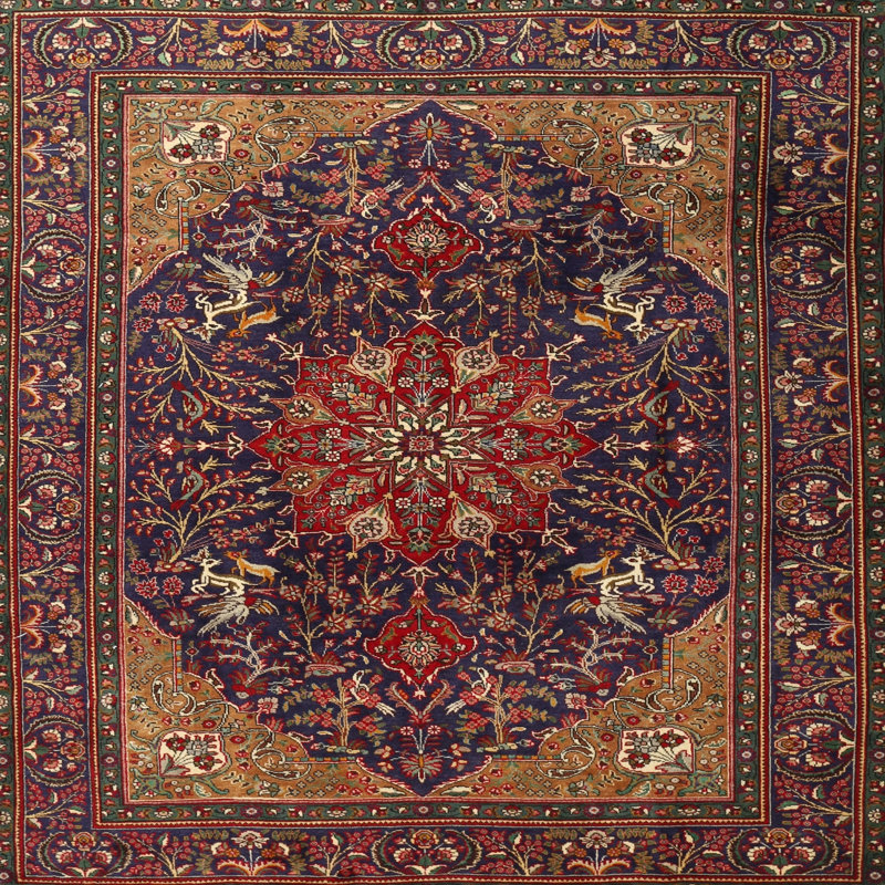 Birkdale Oriental Indoor Rug, Round 6'