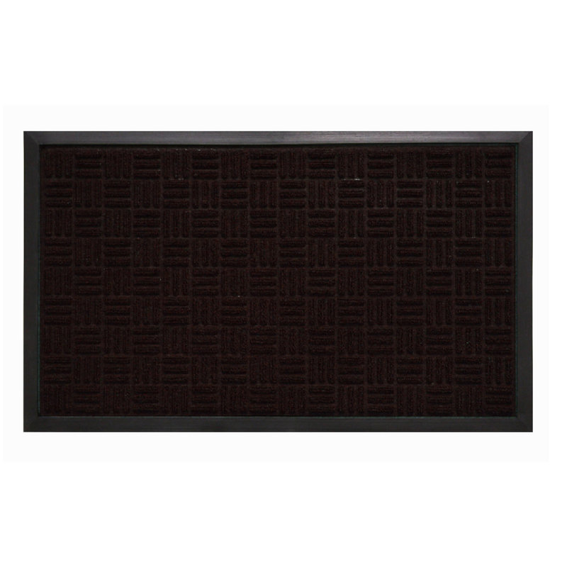 Non-Slip Geometric Doormat