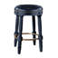 Ensemble de tabourets de bar 2, tabouret de bar pivotant à 360 ° en bois à hauteur de comptoir 26 po avec siège rembourré-840280123-840280121