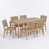Light Brown Wicker/Light Teak est en rupture de stock
