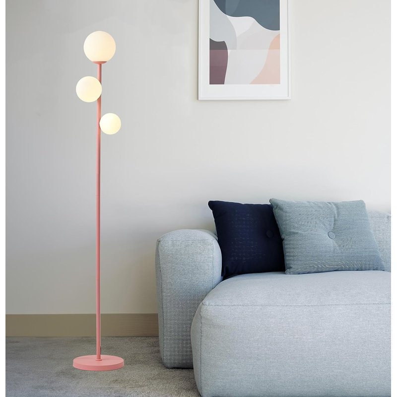 Javeyon 64'' LED Tree Floor Lamp, Pink