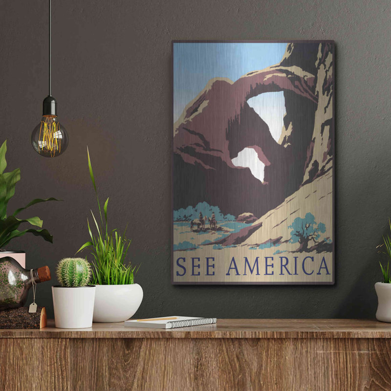 «See America» par Stellar Design Studio, H 16 po x l 12 po