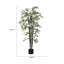 Grand bambou Panama 72 ", poteaux noirs (H 36 x 36 x 72) avec pot à fleurs Eco