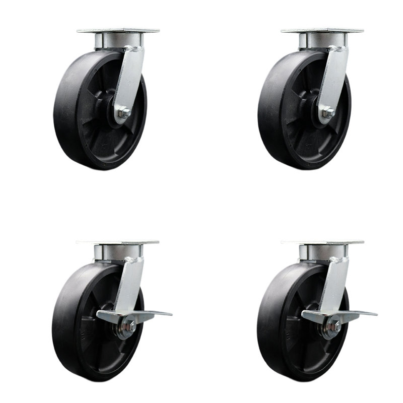 Roulettes pivotantes Kingpinless