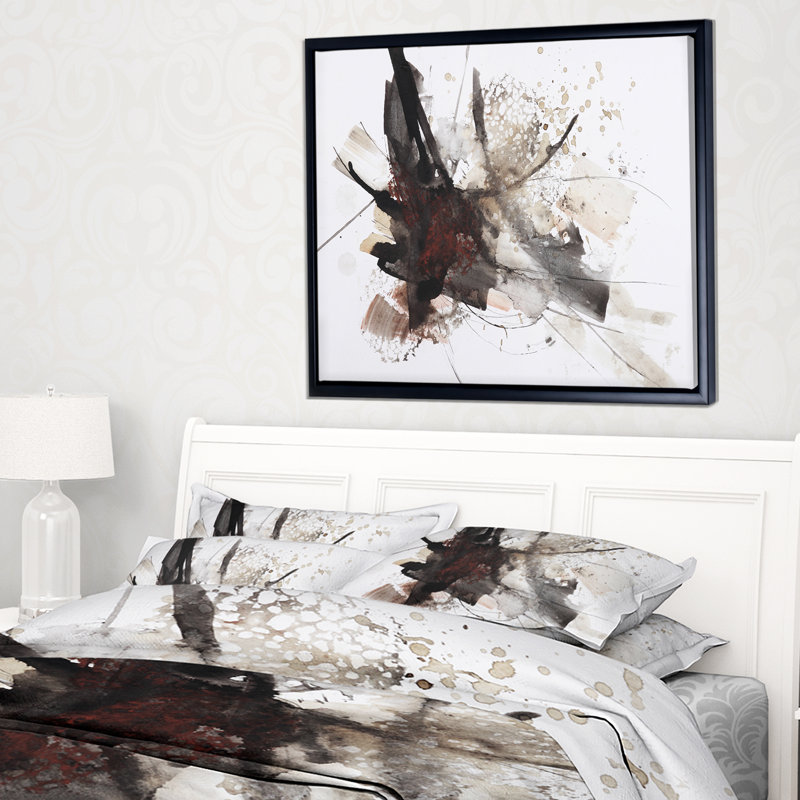 «Istic Splash», reproduction de peinture à l'huile sur toile tendue, H 16 po x l 32 po x P 1 po
