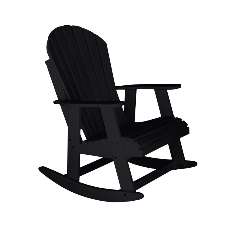 Chaise berçante Klein Poly, Noir