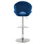 Ensemble de 2 tabourets de bar réglables avec dossier et repose-pieds, chaises de bar à hauteur de comptoir pour cuisine, pub-644889962