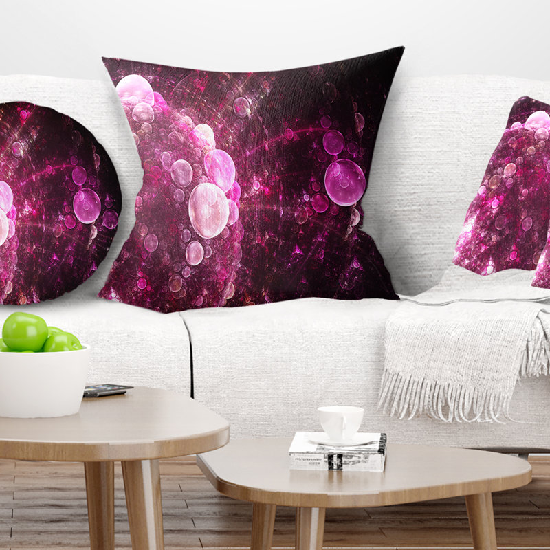 Housse et insert de coussin Floral World Bubbles, 16 po x 1 po, Coussin décoratif