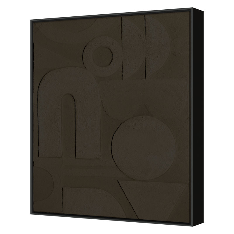 Foam Print by Blakley, Shana, 30" H x 24" W, Black, Black
