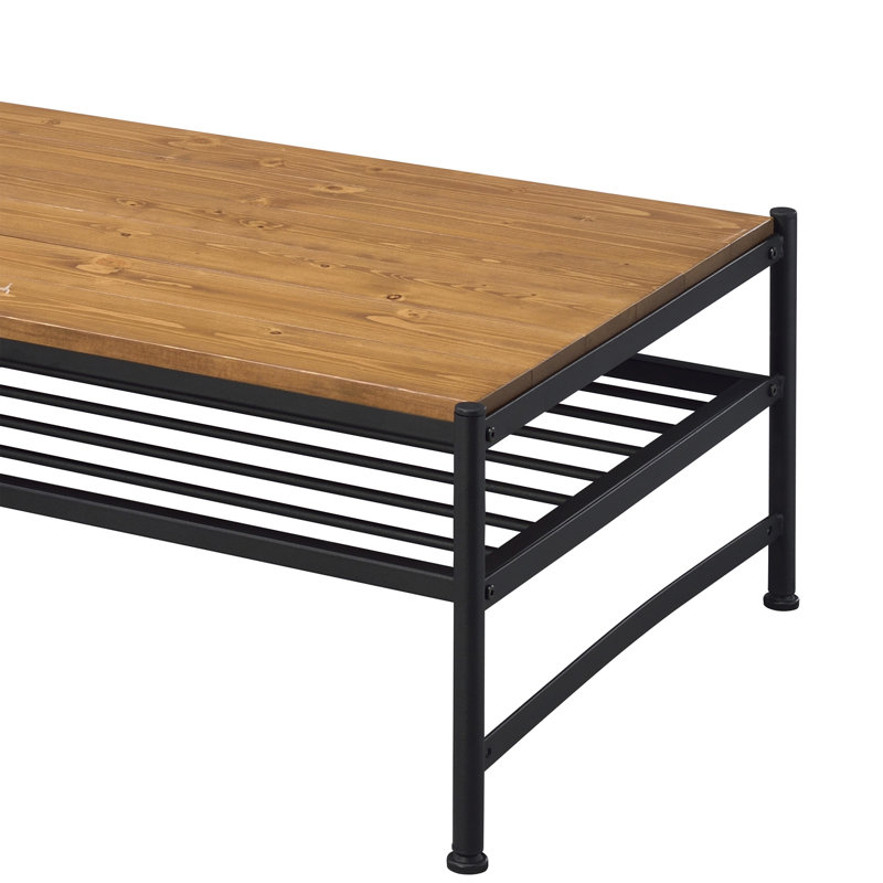 Bostow Solid Wood Top Coffee Table