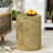 Brett Magnesium Oxide Cylindrical Side Table