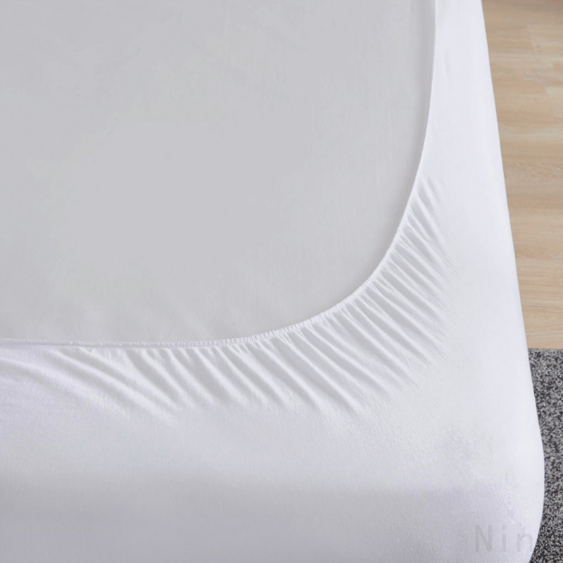 Protège-matelas matelassé en coton percale