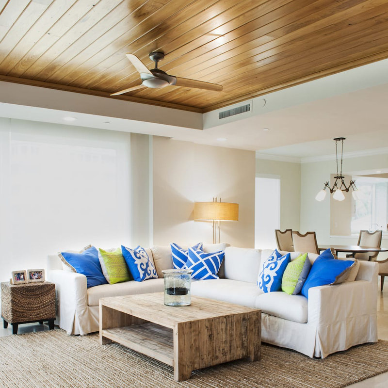 52'' Ceiling Fan, Bamboo, Handheld Remote Control (2-wire), Matte Nickel