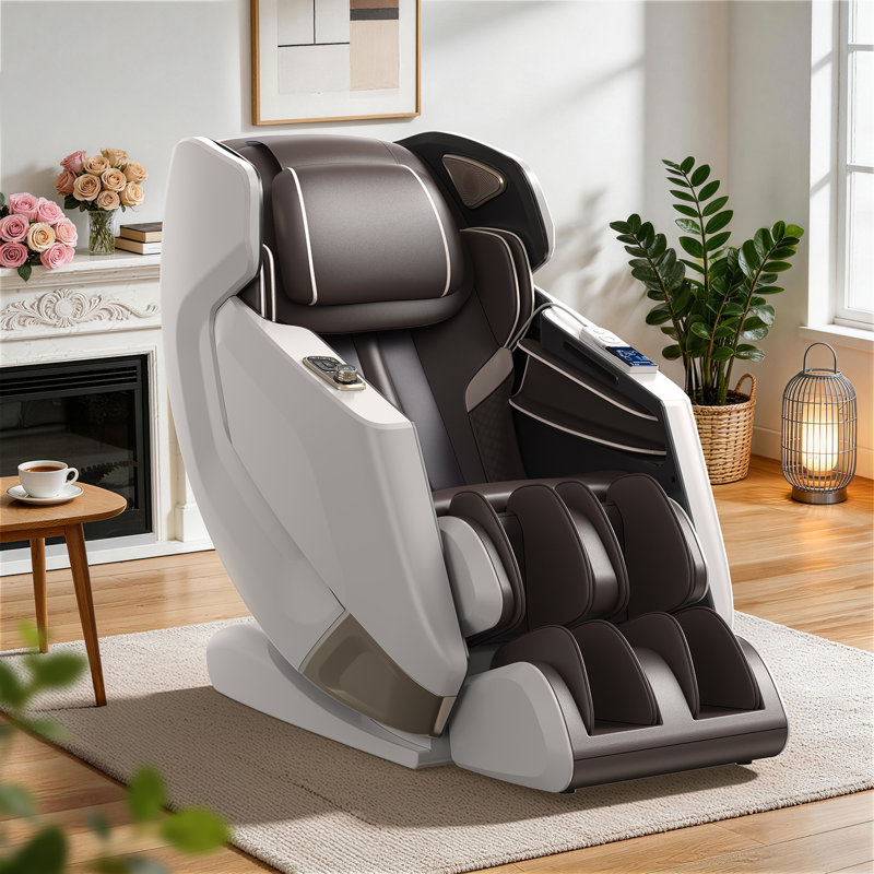 Cello 2026 Full Body 4D Massage Chair With Automatic Extended Footrest, SL-Track Zero Gravity Recliner, Full Air Bags, Heat Therapy, Yoga Stretch, Foot Roller, Shiatsu/Knead/Thai Massage, Bluetooth Player with AI Voice Control