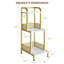 80cm H x 30cm W Metal Bookcase
