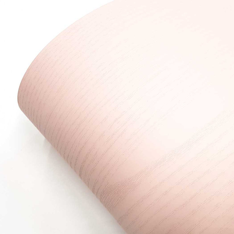 Papier peint adhésif auto-adhésif pour armoires de cuisine Colan, L 118,1 po x l 19,6 po, Rose pâle mat