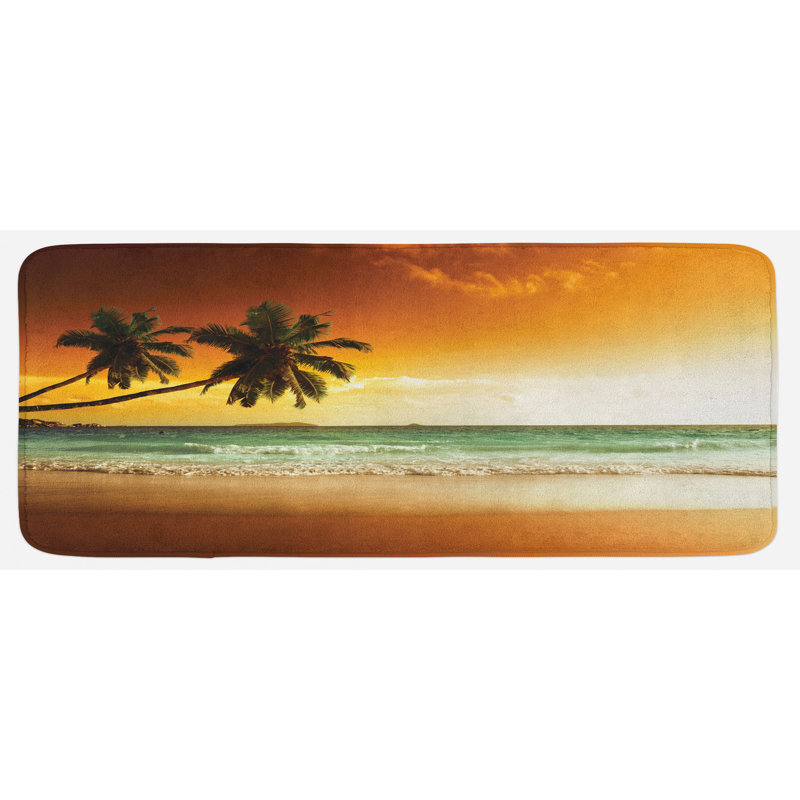 Tapis de cuisine tropical