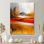 «Nycolas Day and Night Golden Mountain Landscape I - Mountains», art mural