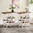 Plateau brun / structure blanche
