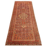 One Of Kind Handmade Andelz Grey Rug 3'3" x 11'0"