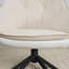Fauteuil d'appoint pivotant capitonné l 27,9 po pour bureau à domicile-1610676947