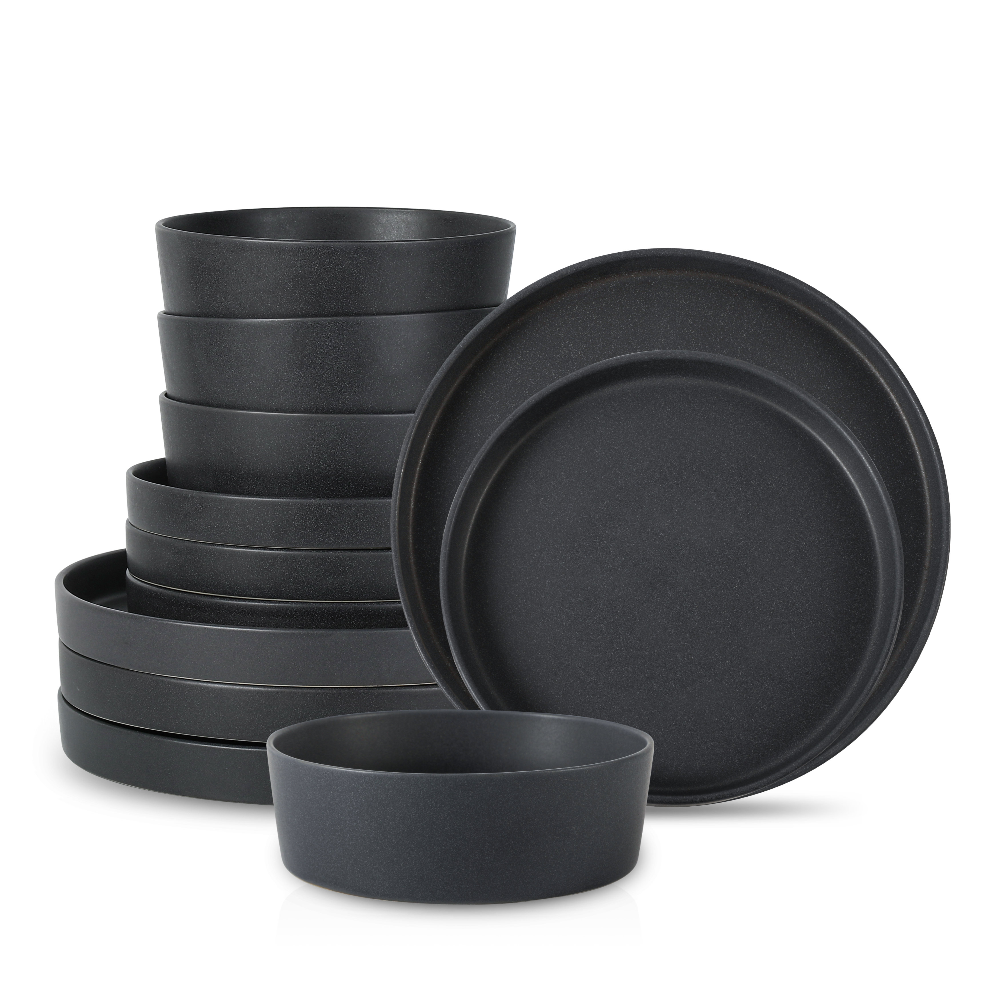 Mercer Blue Rim Round Ceramic Dinner Plate + Reviews