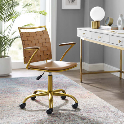 Chaise de bureau en similicuir Fuse