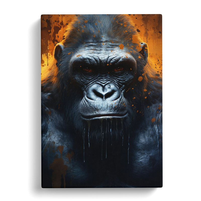 Gorilla Realism - Wrapped Canvas, 60cm H x 40cm W x 3cm D