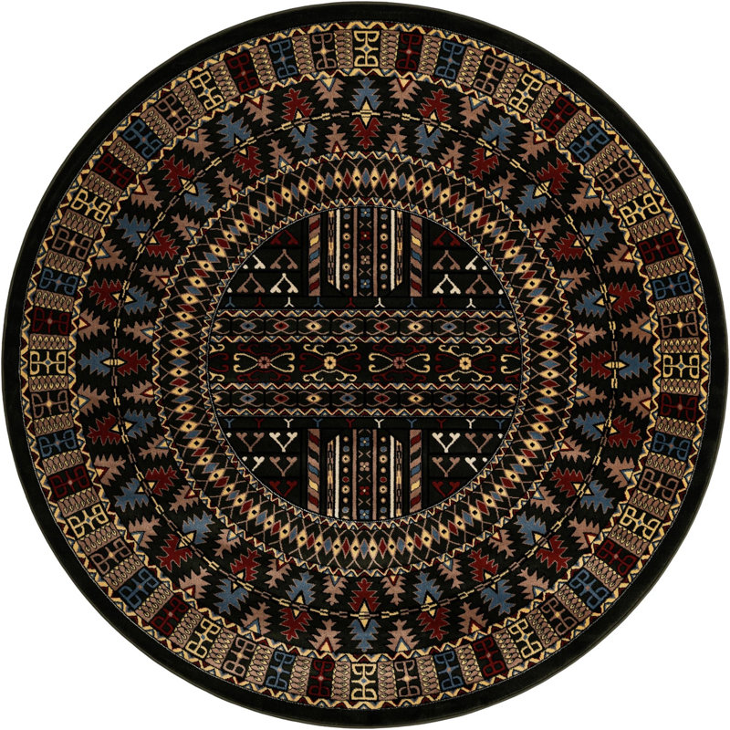 Sajur Dequone Rug, Round 7'10"