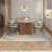Oval Rock Slab Solid Wood Dining Table-1059600731