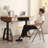 Folding Chairs with Cushion 2  PCS - Heavy Duty Steel Frame Foldable Dining Chairs-1684757499