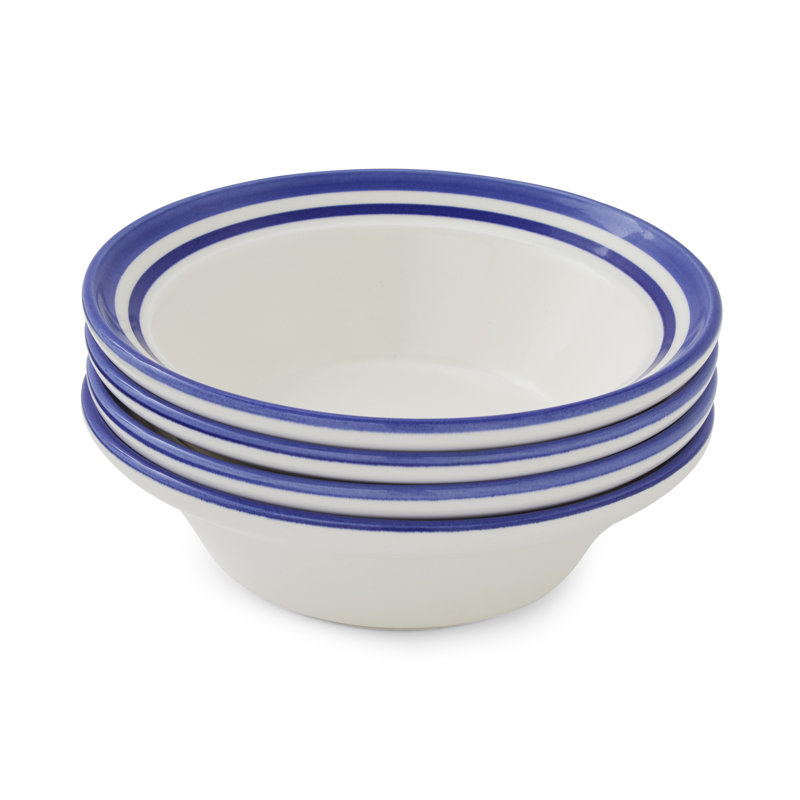 Portmeirion, Potters Stripe - Soup Plate, Blue