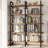 Wynot 70 H x 53.1 W Bookcase Double Wide 5 Tiers, Etagere Industrial Bookshelf with Metal Frames, Bookcase with Open Display Shelves-699716206