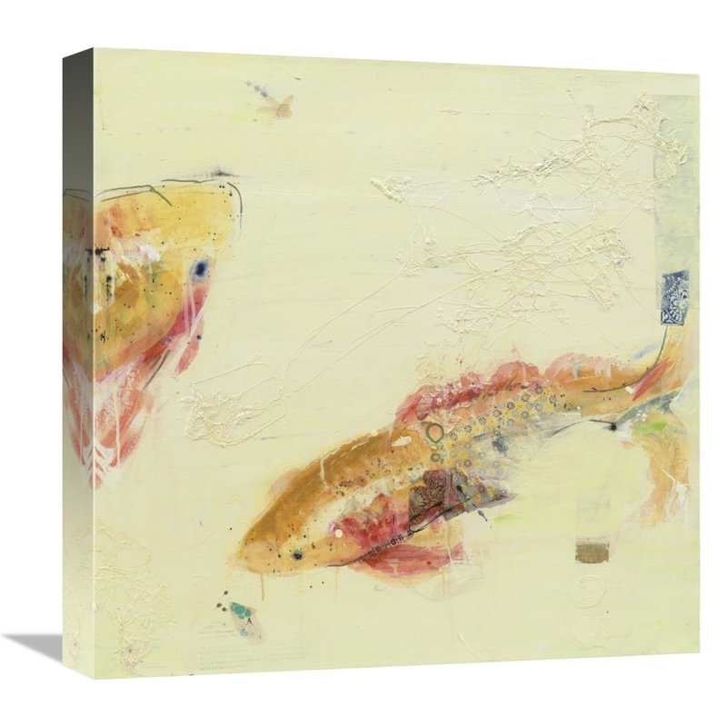 " Fish ", 18" H x 18" W x 1.5" D, Wrapped Canvas