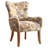 Malwae Upholstered Swivel Accent Chair Burnt Orange