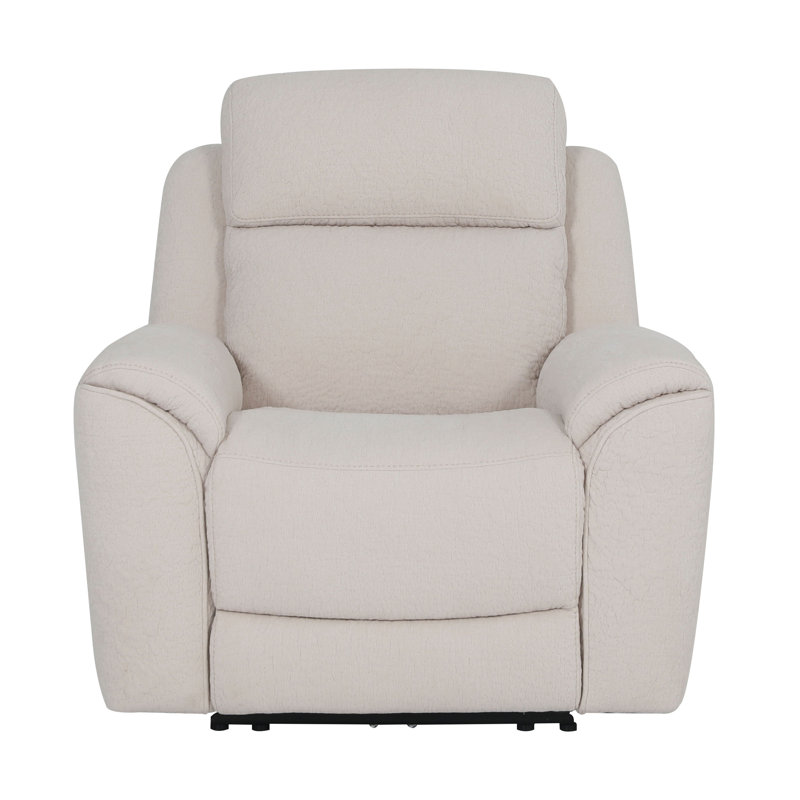 Fauteuil inclinable électrique Minnis P3, Ivoire ivoire, Polyester os Lenox