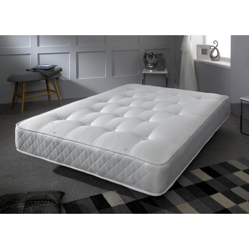 Carline White Noise Open Coil Mattress, Double (4'6)