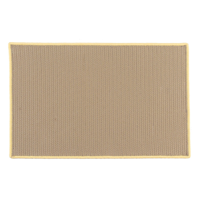 Tapis de porte d'intérieur, L 35 po x L 54 po, Beige / Jaune