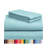 Luxclub 4 PC Aqua Queen Silky Soft Cooling Extra Deep Pocket Performance Sheet Set-123418289-134223516