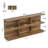 69" Rustic Brown Storage Console Table For Entryway