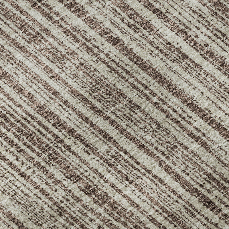 Premium Machine Washable Prisco Brown Rug, Rectangle 9' x 12'