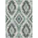 Machine Washable Indoor/Outdoor Xhevrie Seafoam Rug