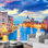 Vibrant Pastel Sunset Venice Italy Canal Cityscape Landmark Photography Decorative Landscape