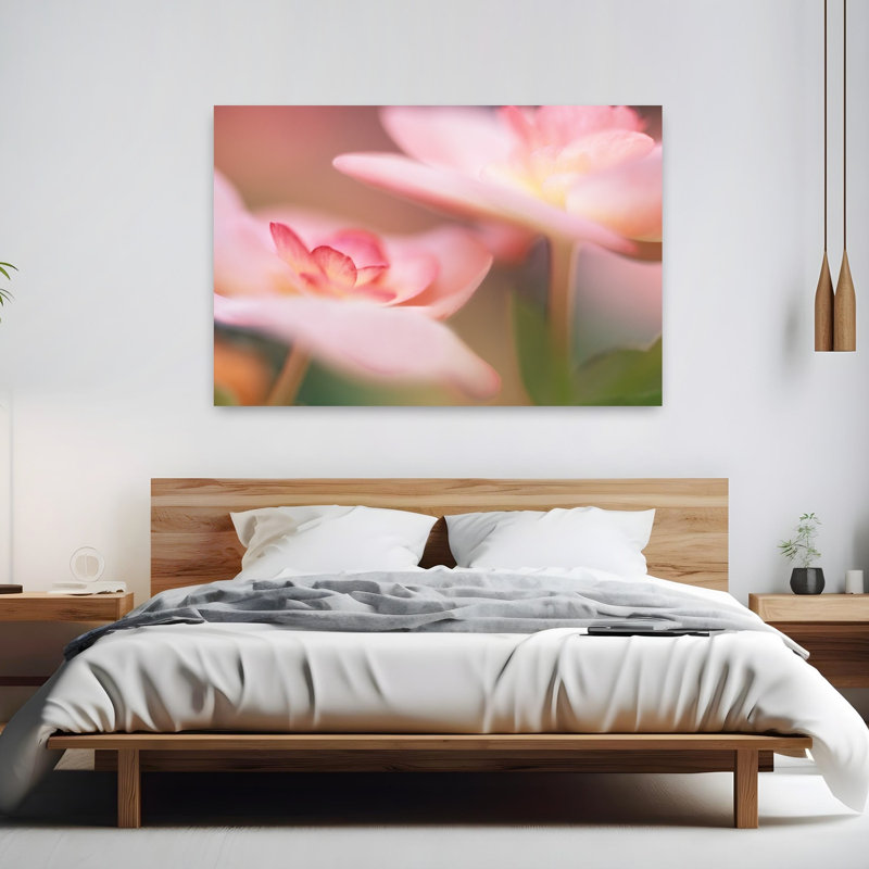 Pink Begoinias by Karin - Print, 101.6 cm H x 152.4 cm W